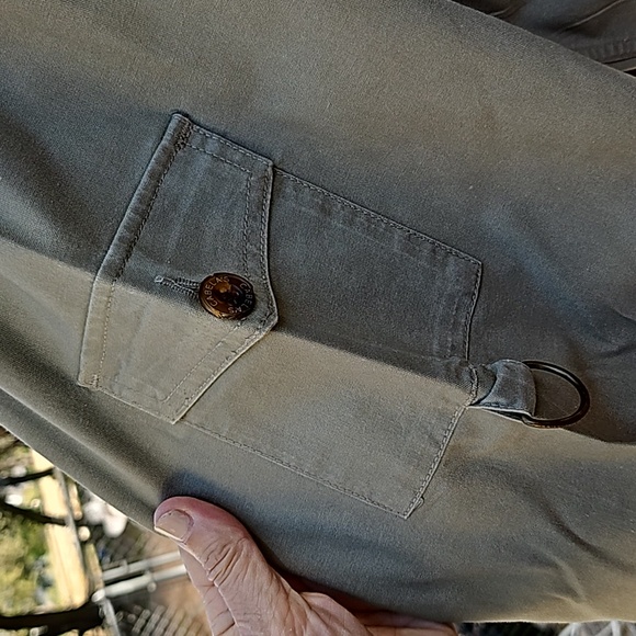 Vintage CABELA'S khaki tan hunting shooting safari jacket shirt size XL tall - Picture 9 of 12